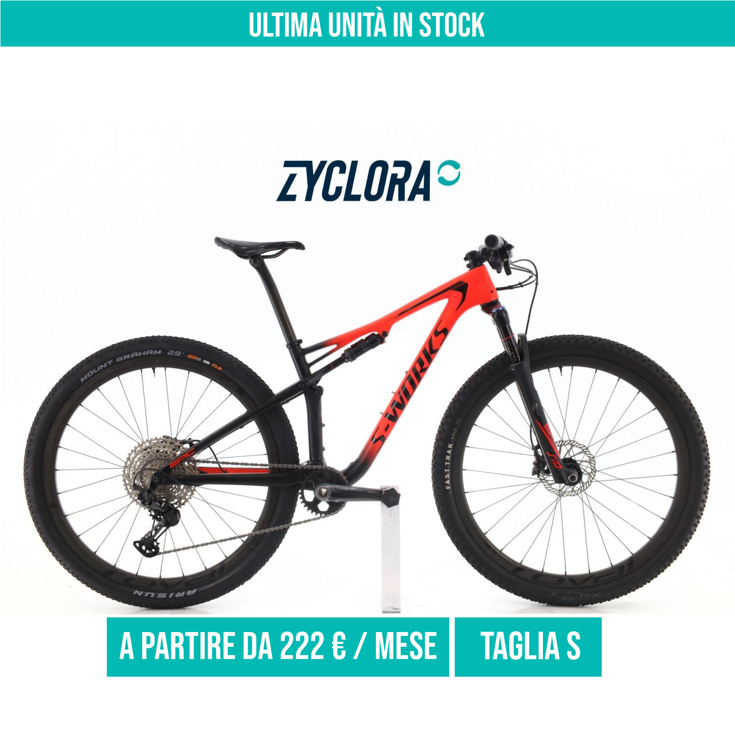 Specialized Epic S-Works FSR Carbonio XT taglia S Semi-nuova