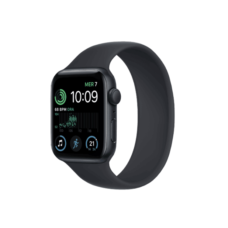 Apple Watch SE 2 44 mm Mezzanotte GPS C Ricondizionato
