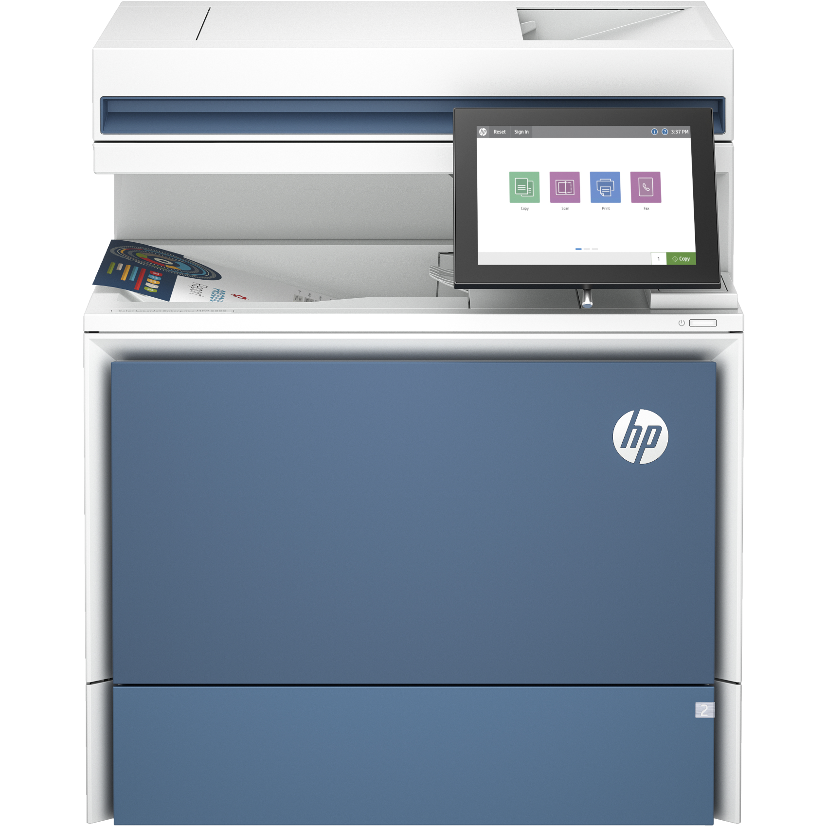 HP LaserJet Color Enterprise MFP 5800dn Drucker, 6qn29a#b19, Laser, Farbdruck, A4, Direktdruck