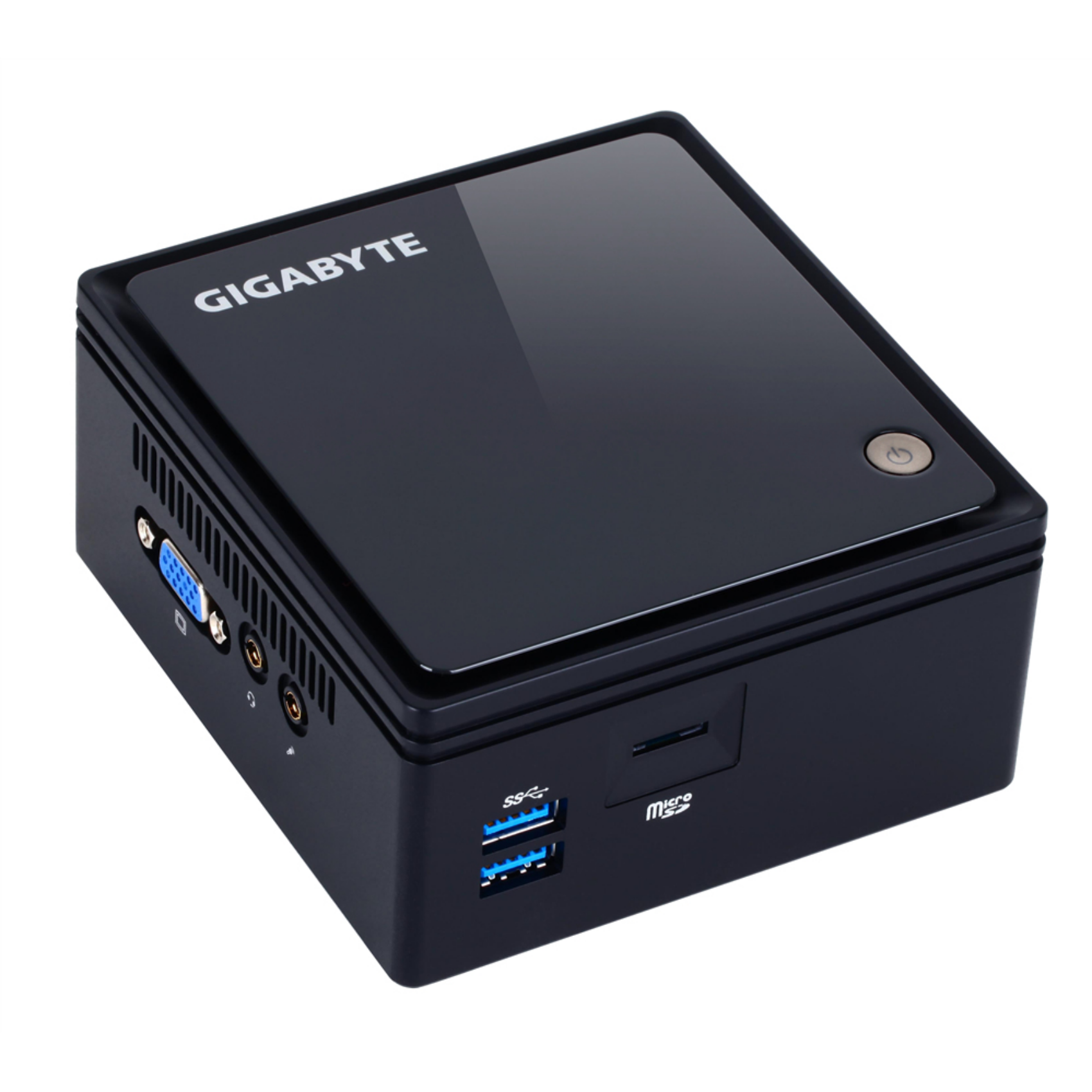 Gigabyte, gb-bace-3160, 0,69L Größe PC, Mini-PC Barebone, DDR3L-SD, M.2, Serial ATA III, Ethernet/