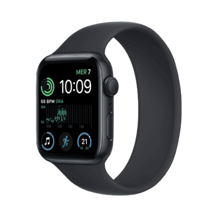 Apple Watch SE 2 44 mm Mezzanotte GPS+Cell A Ricondizionato