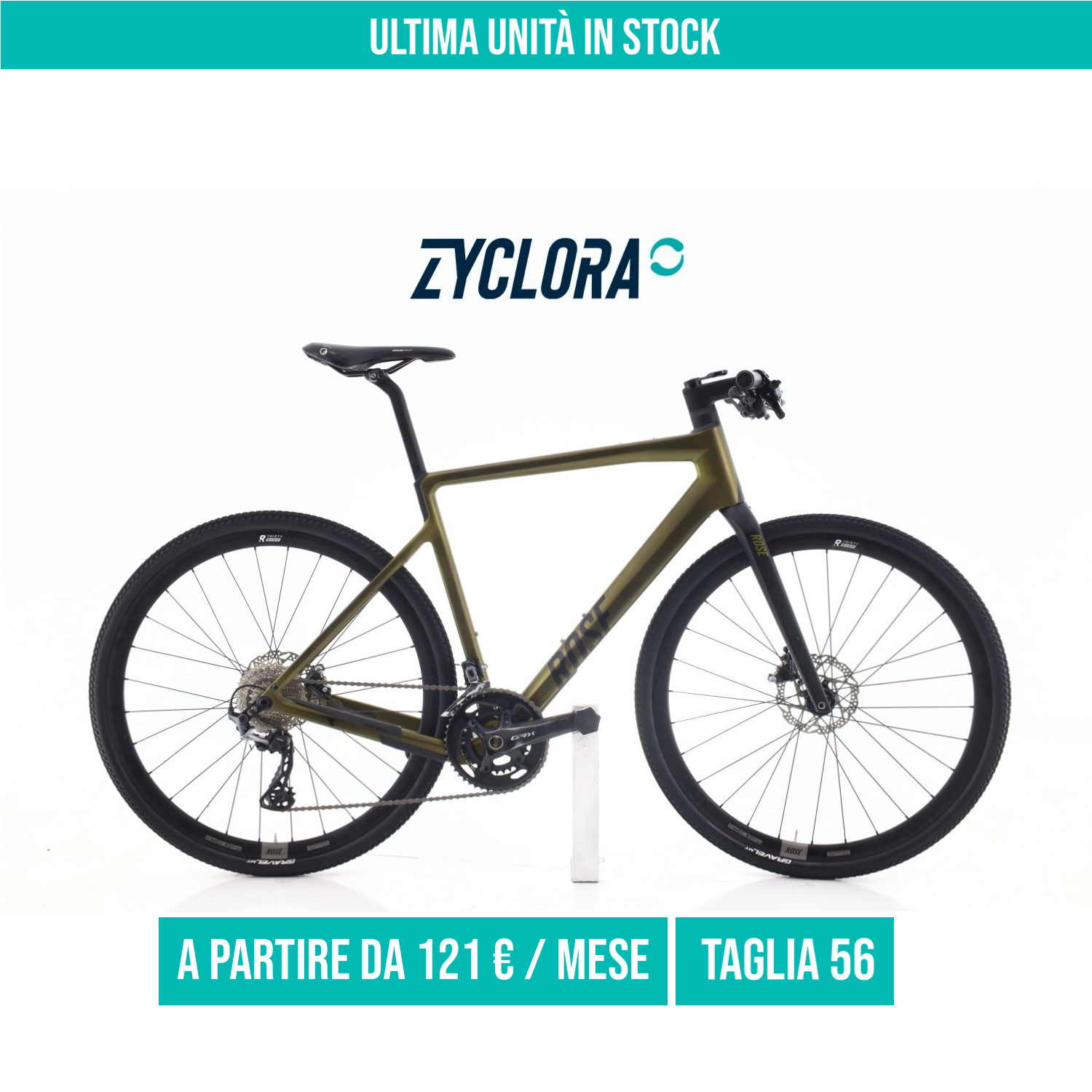 Rose Backroad GRX RX810 Multicross taglia 56 Semi-nuova