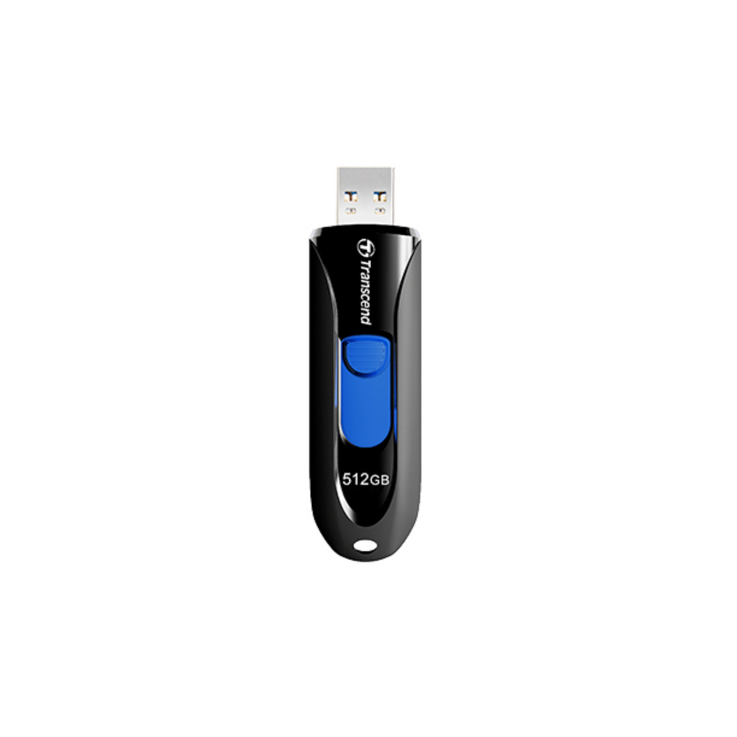 Transcend JetFlash 790, ts512gjf790w, 512 GB, USB Typ-A, 3.2 Gen 1 3.1 Gen 1, 9 g, Schwarz