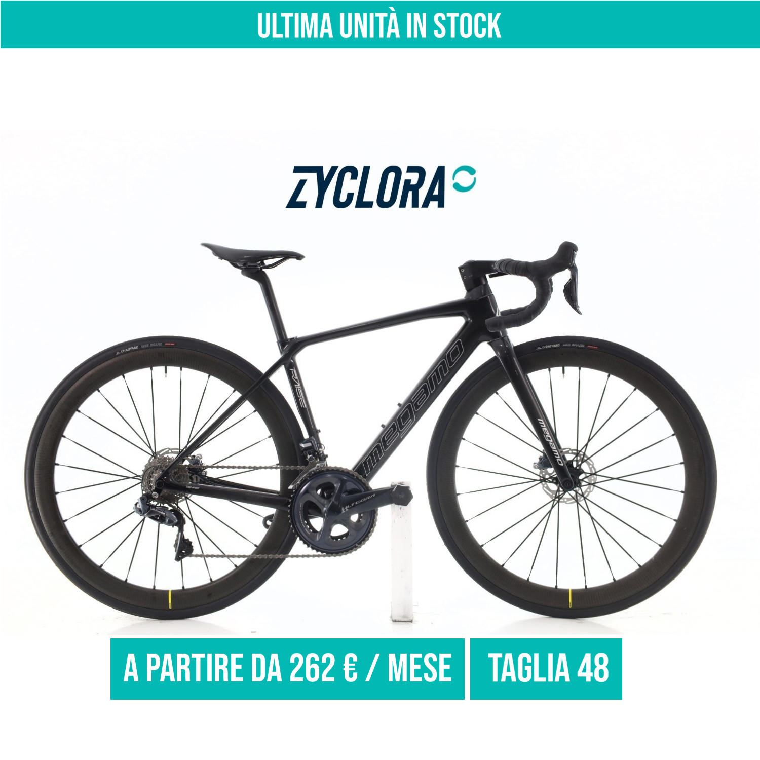Megamo Raise Carbonio Di2 11V taglia 48 Semi-nuova