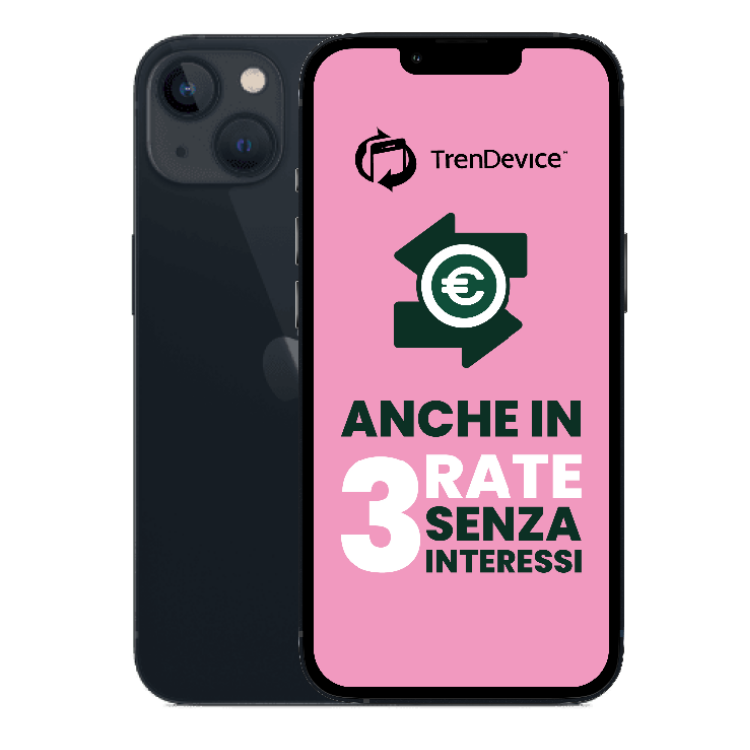 iPhone 13 256 GB Mezzanotte B Ricondizionato