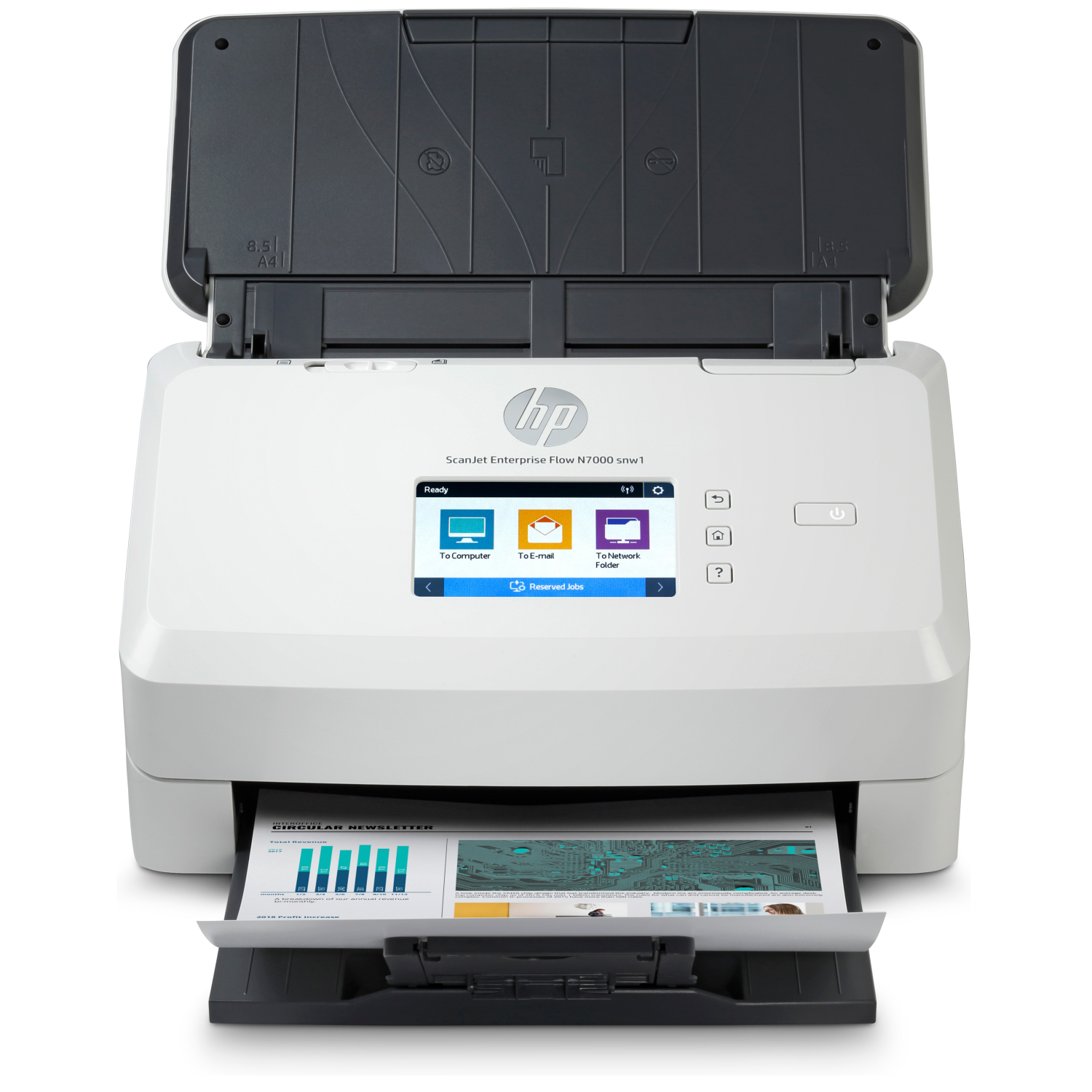 HP Scanjet Enterprise Flow N7000, 6fw10a#b19, 48 Bit, Scanner mit Vorlagen