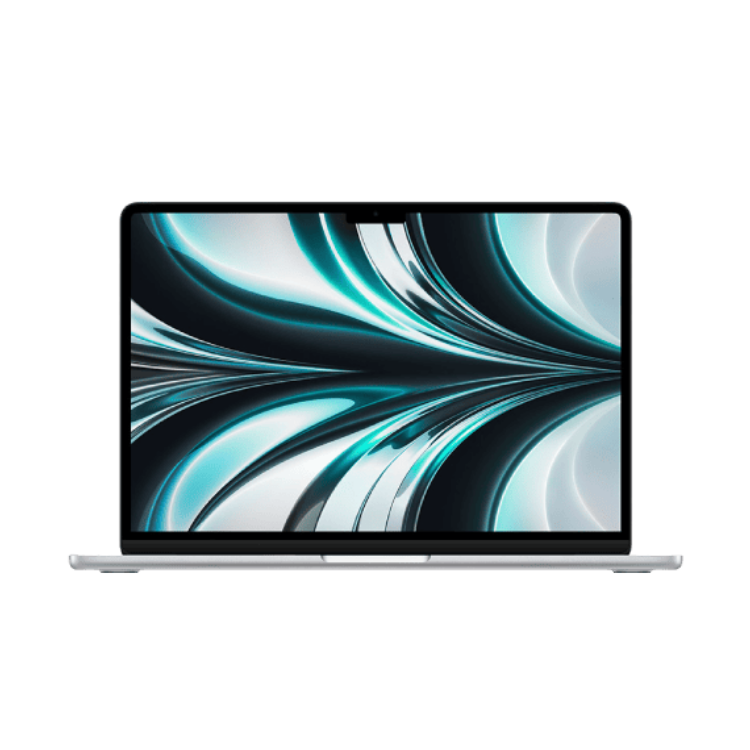 MacBook Air 13 M2 (2022) 256 GB Argento A 16 GB CPU 8-core - GPU 8 Core Ricondizionato