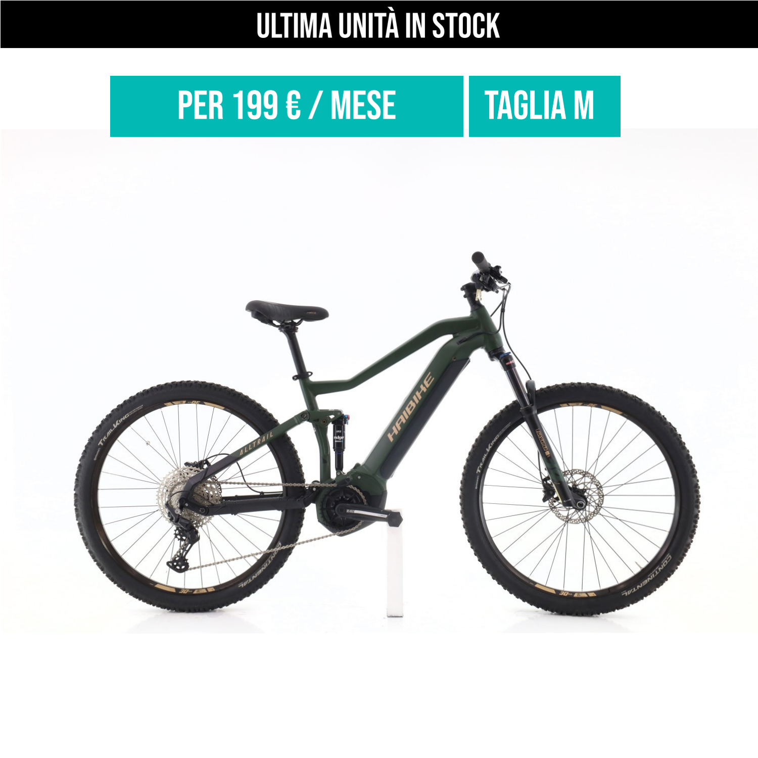 Haibike AllTrail 4 XT taglia M Semi-nuova