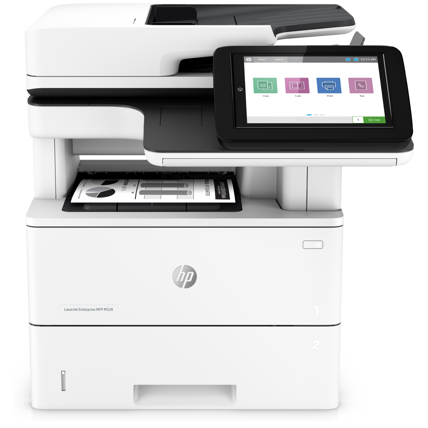 HP LaserJet Enterprise MFP M528dn, 1pv64a#b19, Black and white, Drucker für Drucken, Kopieren