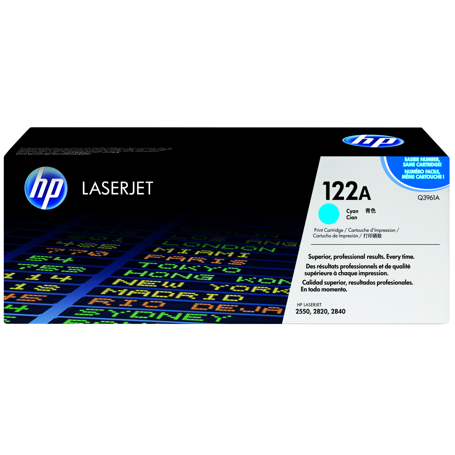 HP Toner 122A cyan, q3961a