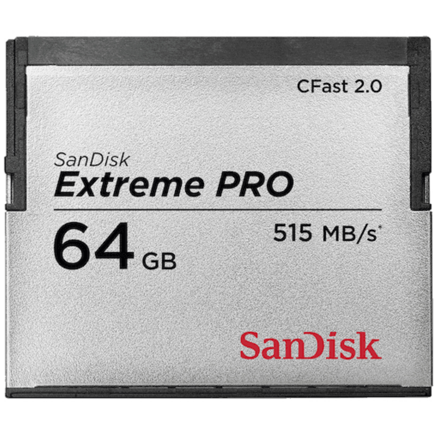 SanDisk, sdcfsp-064g-g46d, 64 GB, CFast 2.0, 515 MB/s, Schwarz, Silber