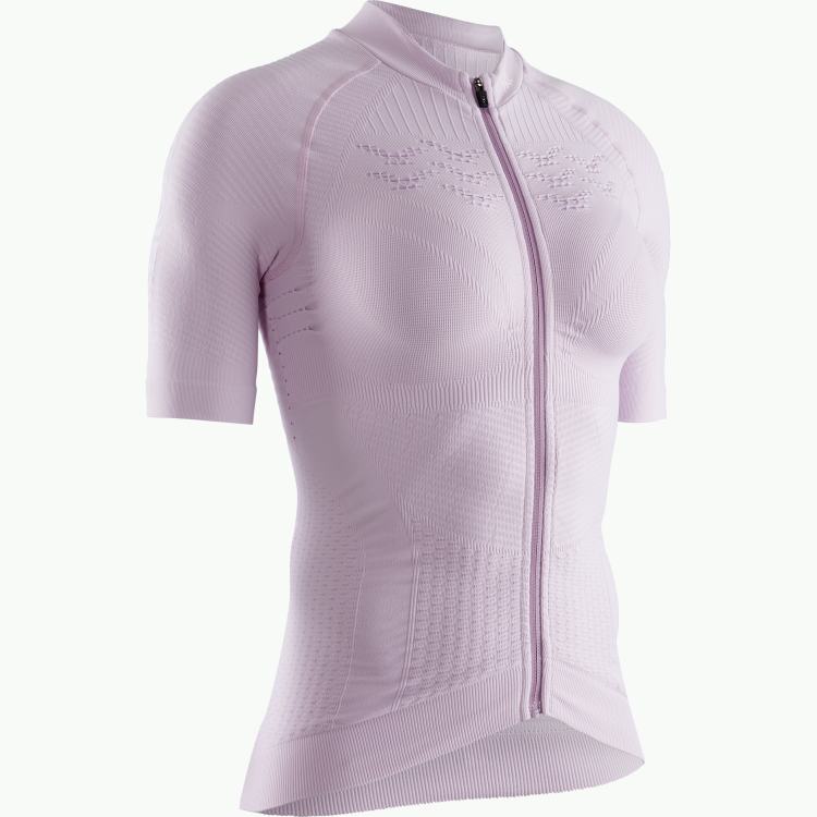 Maglia Ciclismo A Manica Corta Con Zip Donna