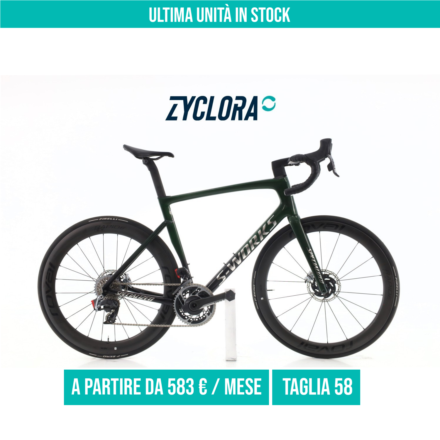 Specialized Tarmac SL7 S-Works Carbonio AXS 12V taglia 58 Semi-nuova