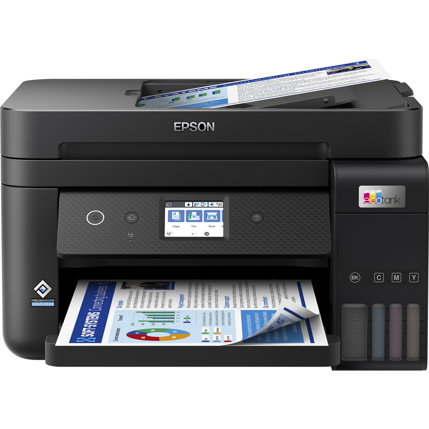 Epson EcoTank ET-4850, c11cj60402, Tintenstrahl, Farbdruck, A4, Direktdruck, Schwarz