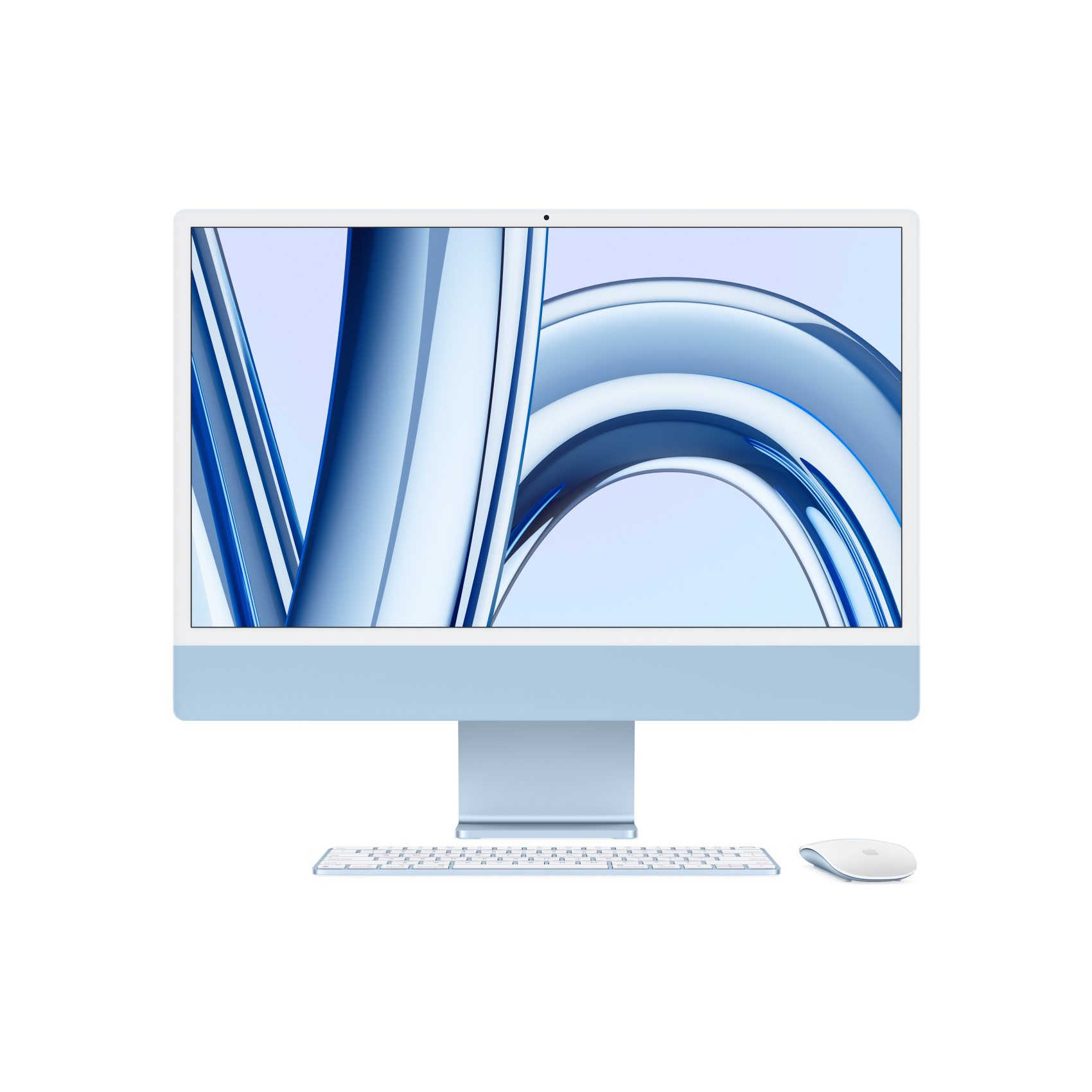 Apple iMac 24", mqrq3d/a, blau, M3, 8 Core CPU / 10 Core GPU, 256GB SSD, 256GB SSD