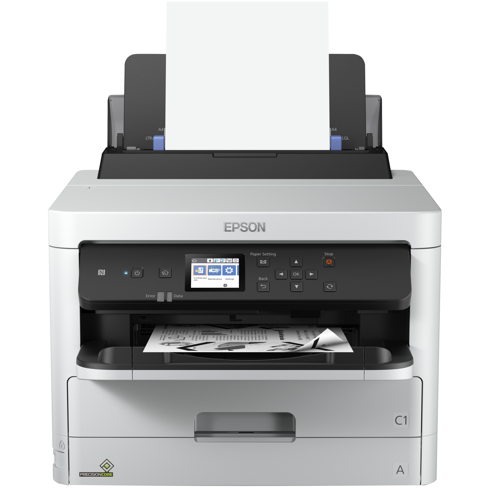 Epson WorkForce Pro WF-M5299DW, c11cg07401, Farbe, A4, 45000 Seiten pro Monat, 34 Seiten pro Mi