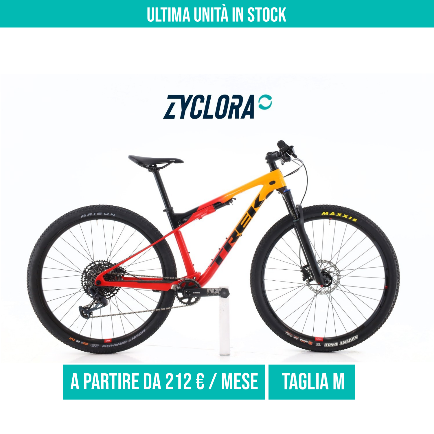 Trek Supercaliber 9.7 GX taglia M Semi-nuova