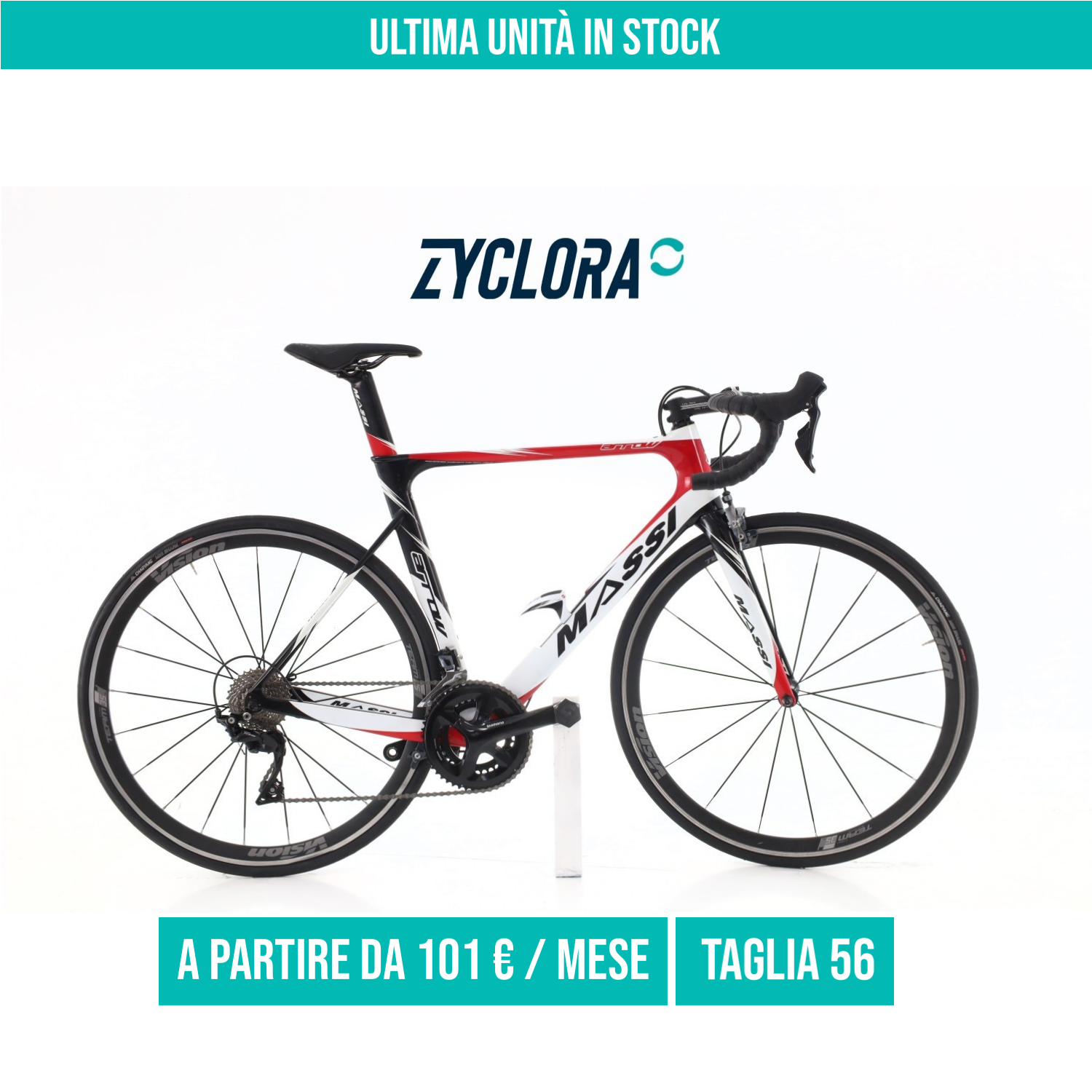 Massi Arrow EVO Carbonio taglia 56 Semi-nuova
