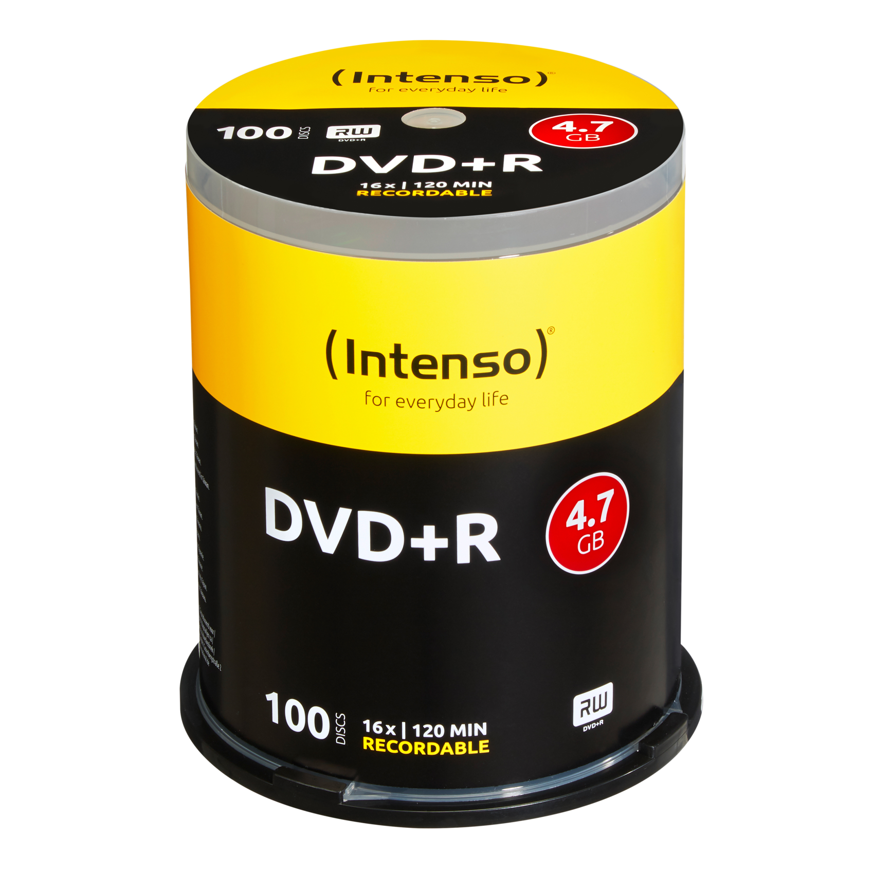 Intenso, 4111156, DVD+R, 120 mm, Tortenschachtel, 100 Stück(e), 4,7 GB