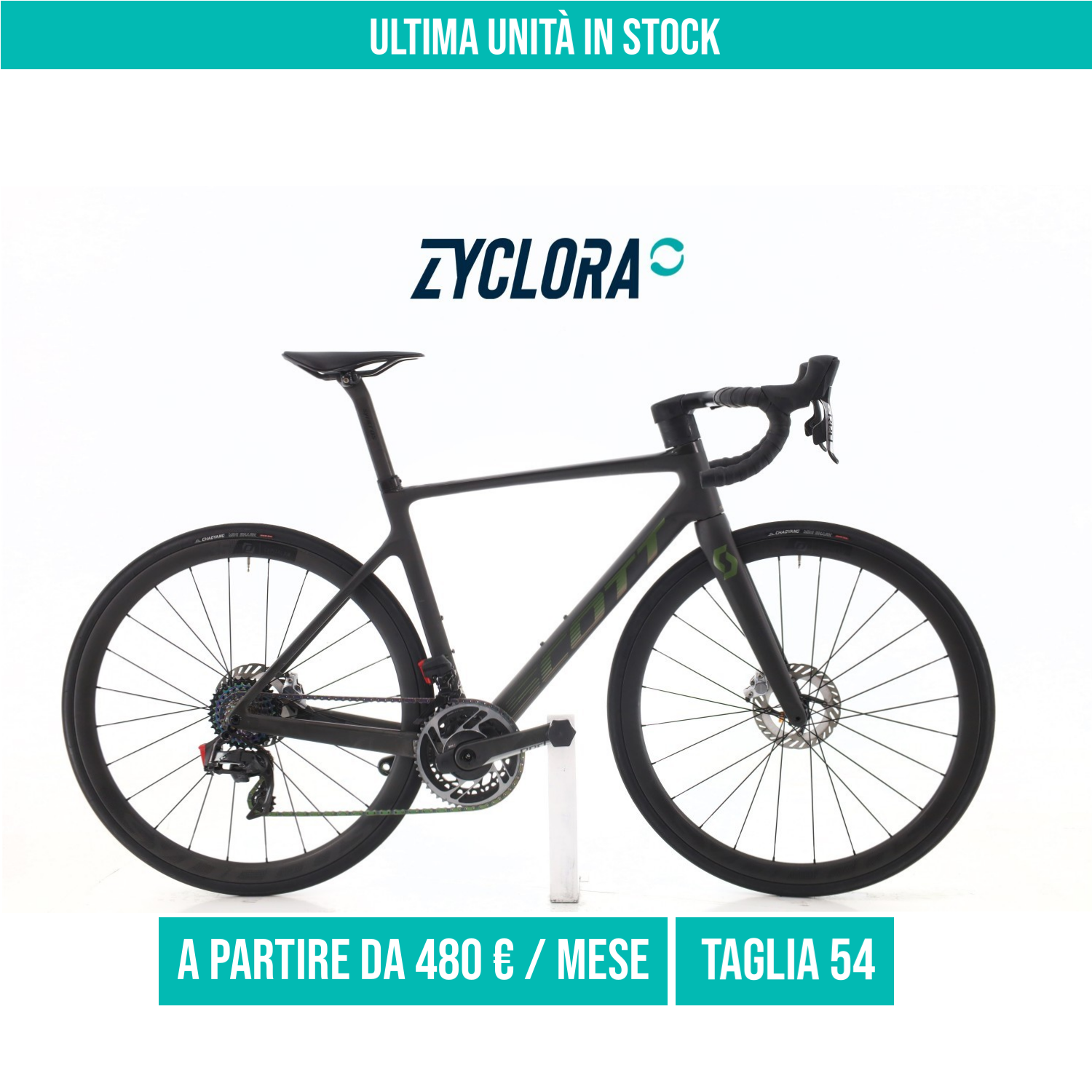 Scott Addict RC 30 Carbonio AXS 12V taglia 54 Semi-nuova