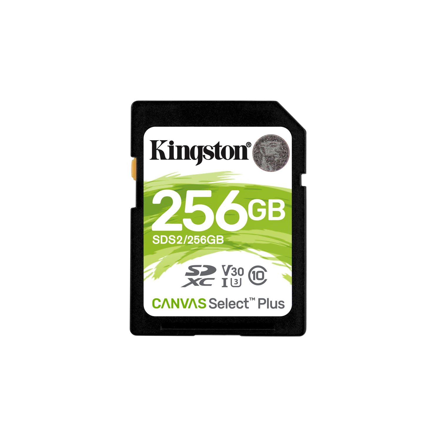 Kingston 256GB SDXC Canvas Select Plus 100R C10 UHS-I U3 V30, sds2/256gb, 256 GB, Klasse 10, 100 MB