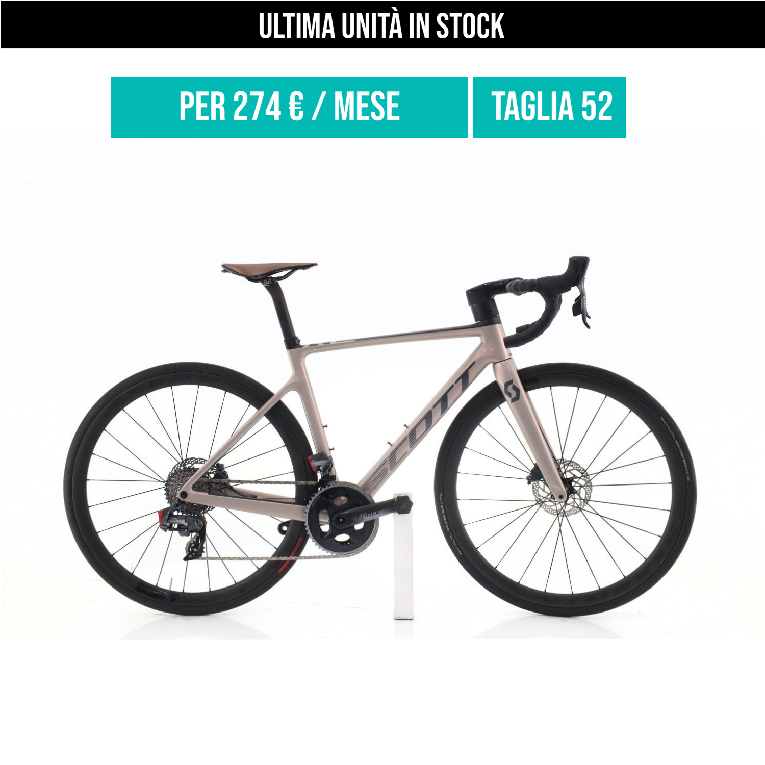 Scott Addict RC 10 AXS 12V taglia 52 Semi-nuova