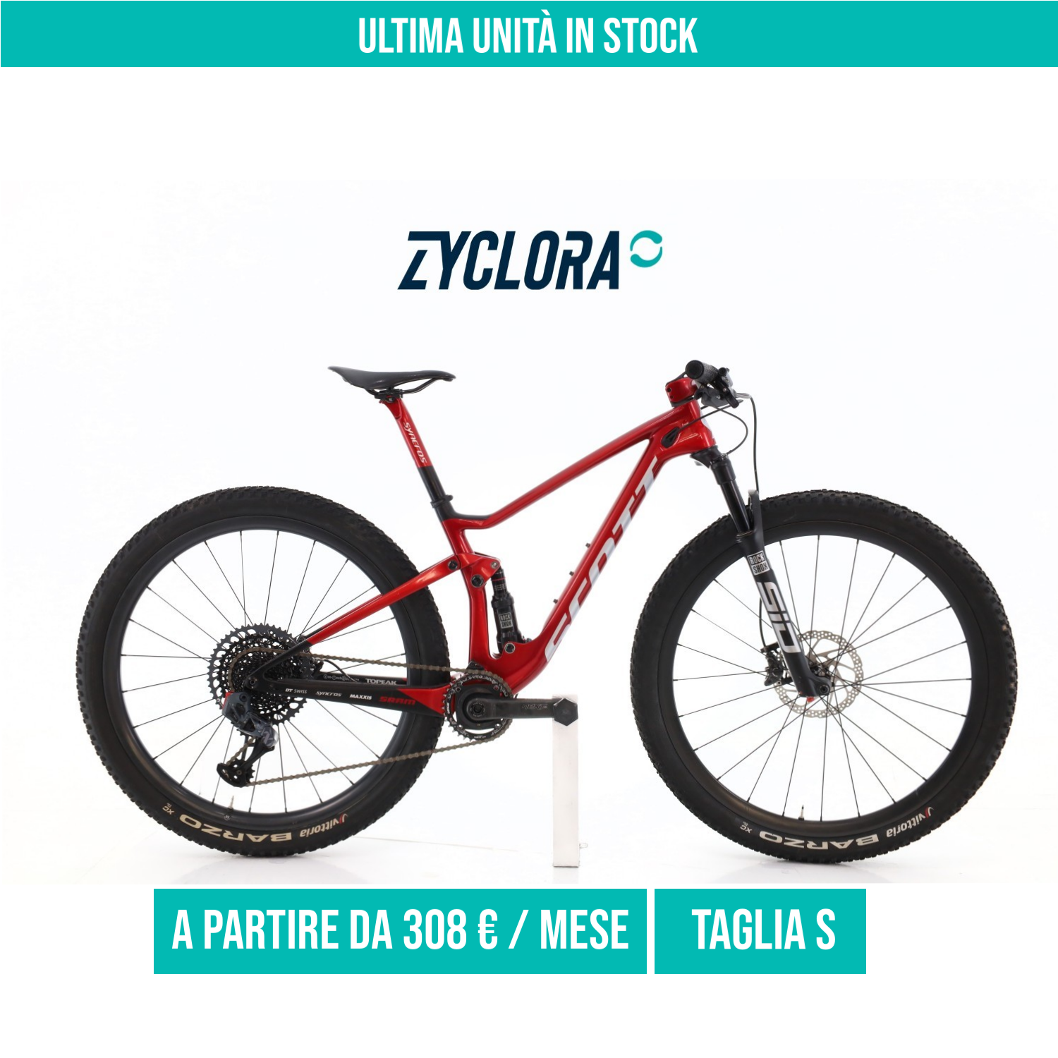 Scott Spark RC Nino Edition XX1 AXS taglia S Semi-nuova