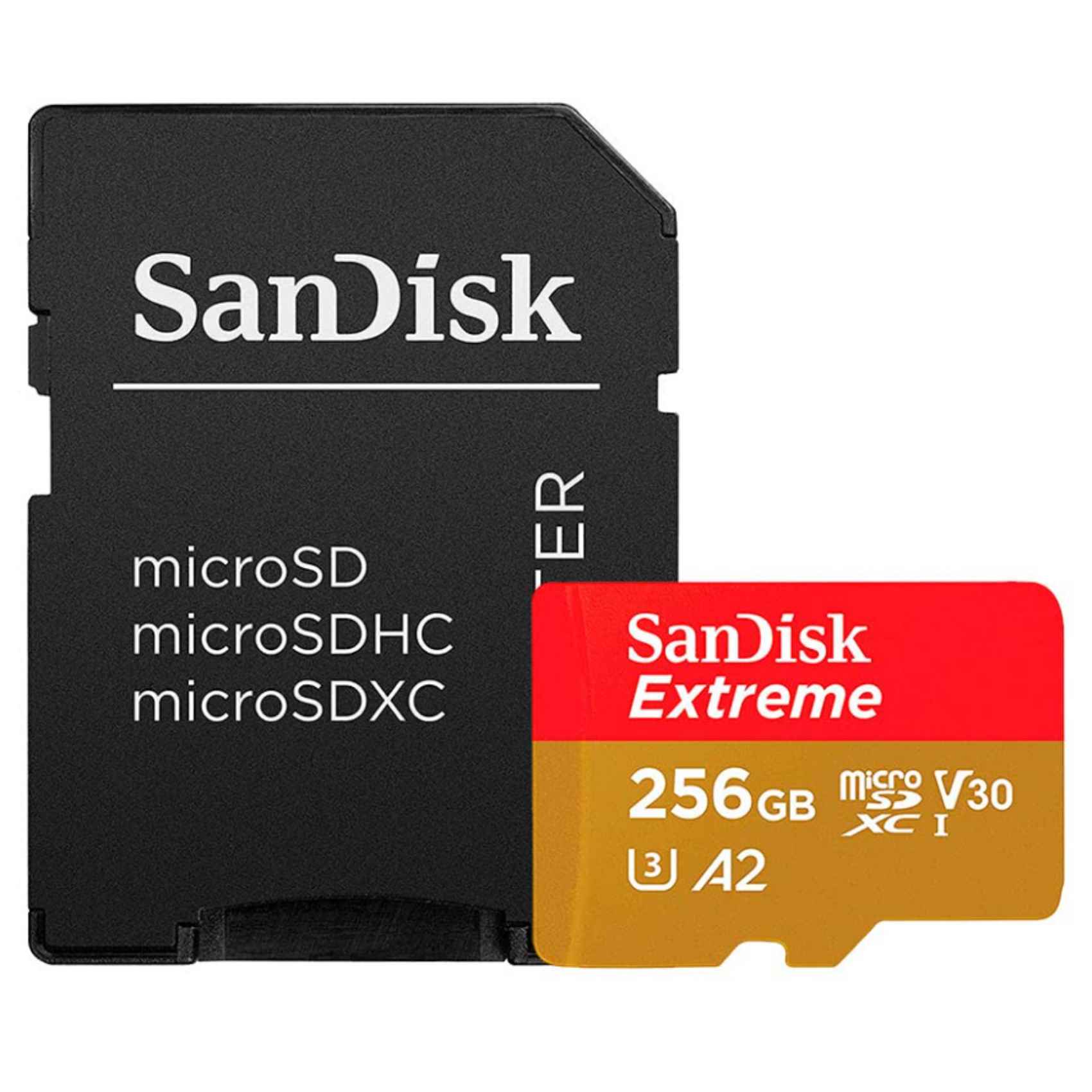 SanDisk Extreme PLUS, sdsqxbd-256g-gn6ma, 256 GB, Klasse 10, 200 MB/s, 140 MB/s, Class 3 U3