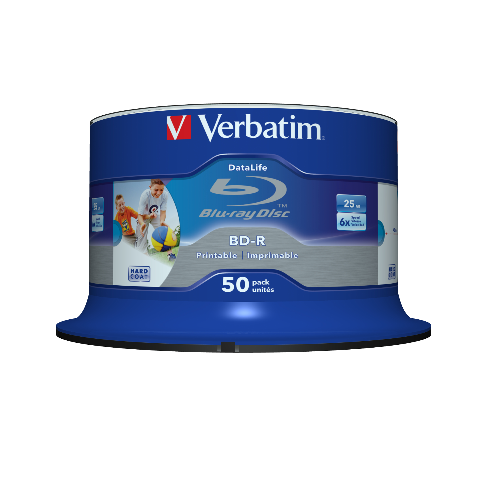 Verbatim, 43812, 25 GB, BD-R, Spindel, 50 Stück(e)