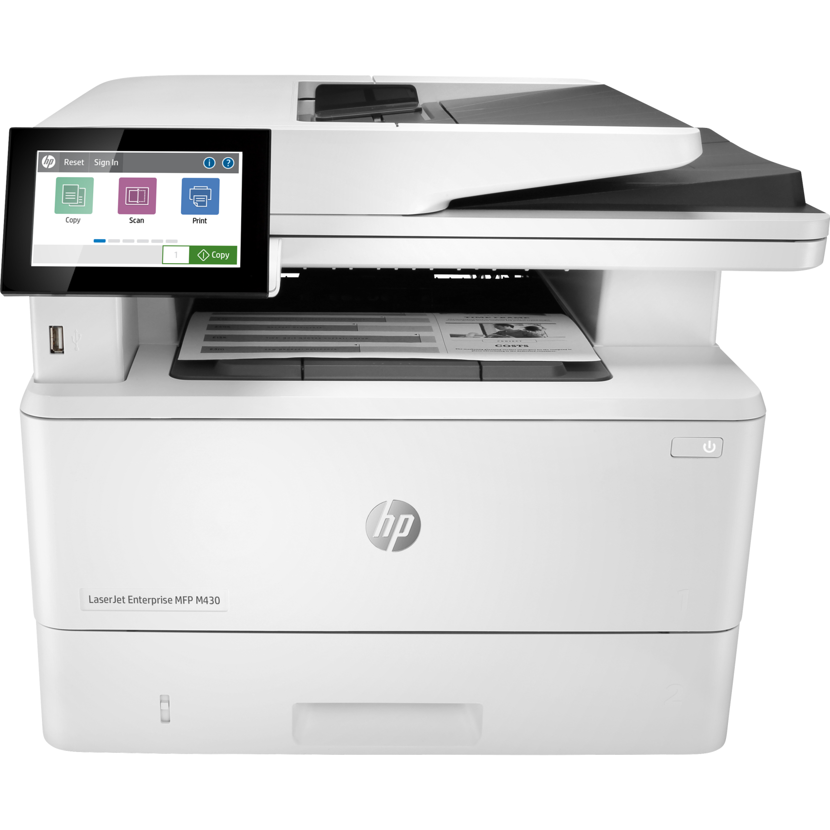 HP LaserJet Enterprise M430f MFP, 3pz55a#b19, Schwarzweiß, Drucker für Kleine & mittelständische Unternehmen