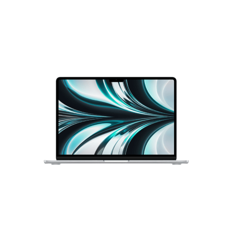 MacBook Air 13 M2 (2022) 256 GB Argento A 8 GB CPU 8-core - GPU 8 Core Ricondizionato