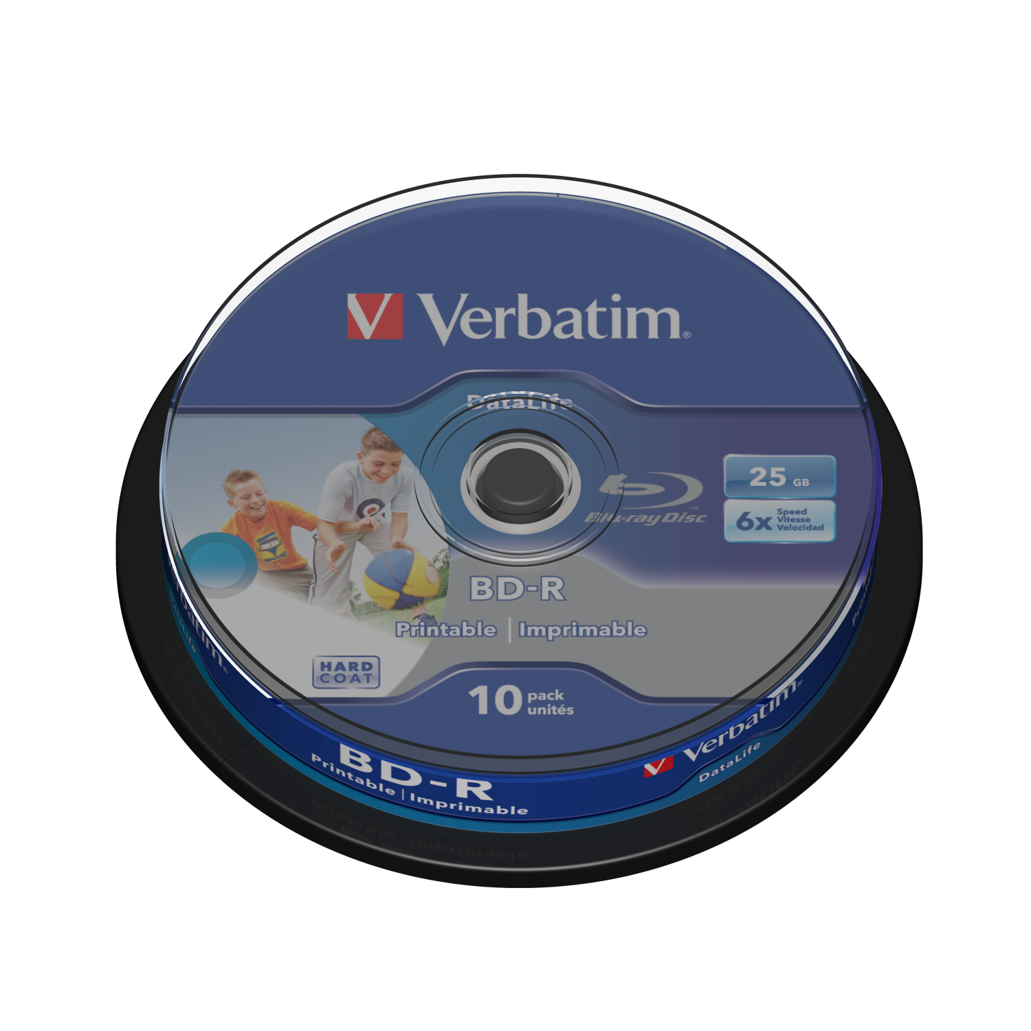 Verbatim Datalife 6x, 43804, 25 GB, BD-R, Spindel