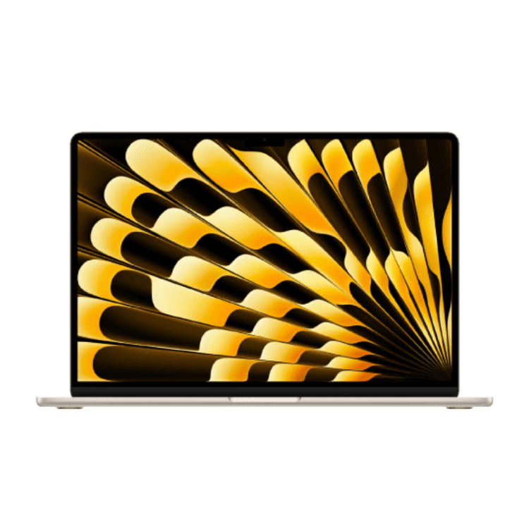 MacBook Air 15 M3 2024 256 GB Galassia A 16 GB CPU 8-core - GPU 10 Core Ricondizionato