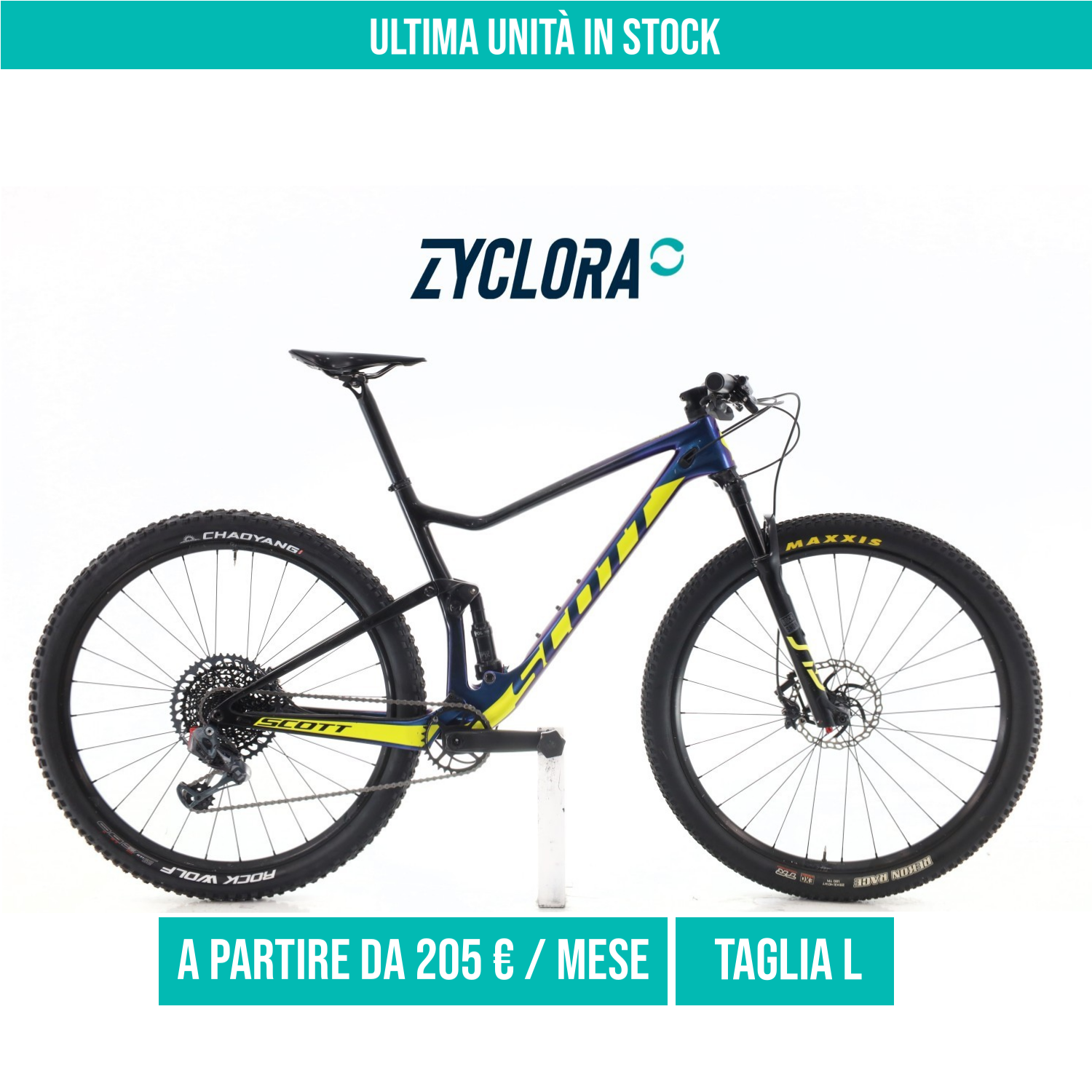Scott Spark RC 900 Team Issue Carbonio X01 AXS taglia L Semi-nuova