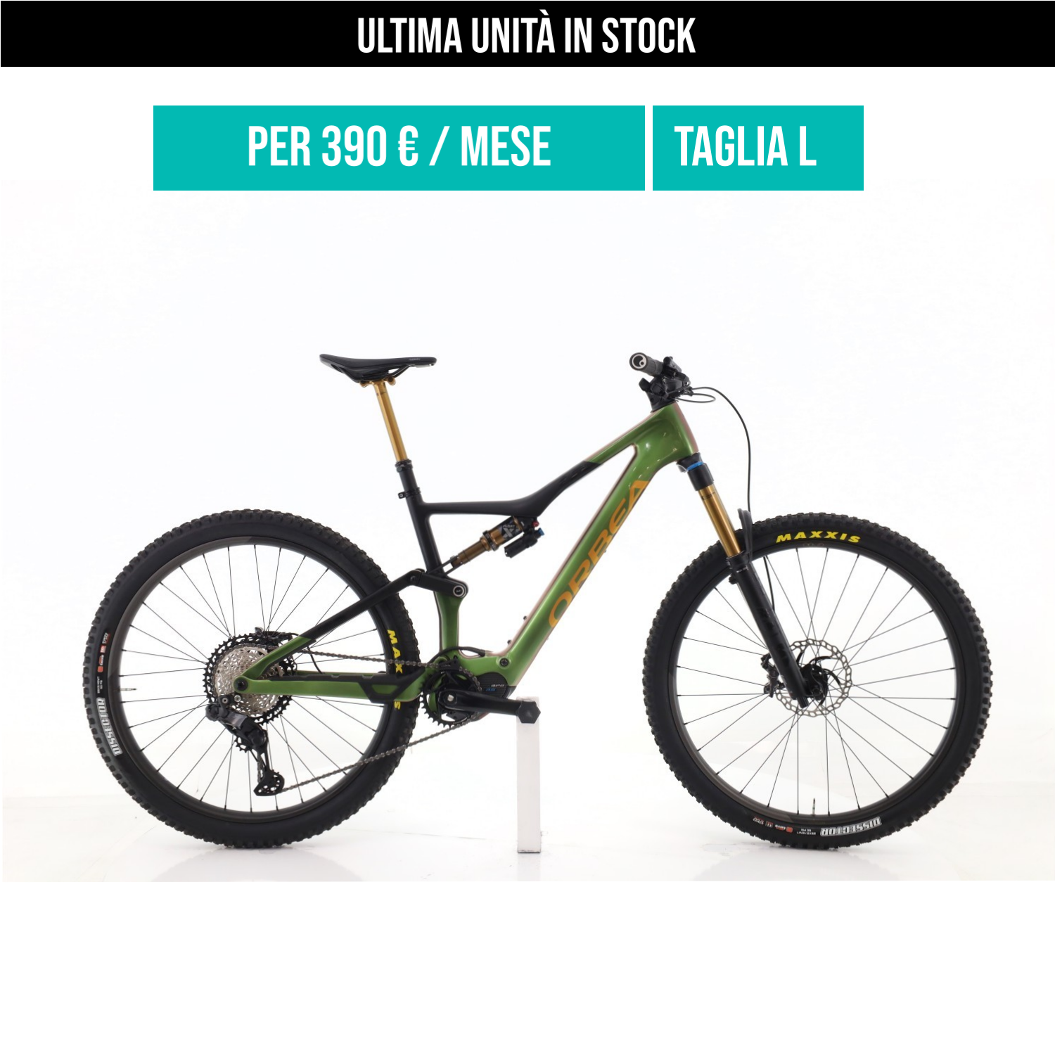 Orbea Rise M-Team XT Di2 taglia L Semi-nuova