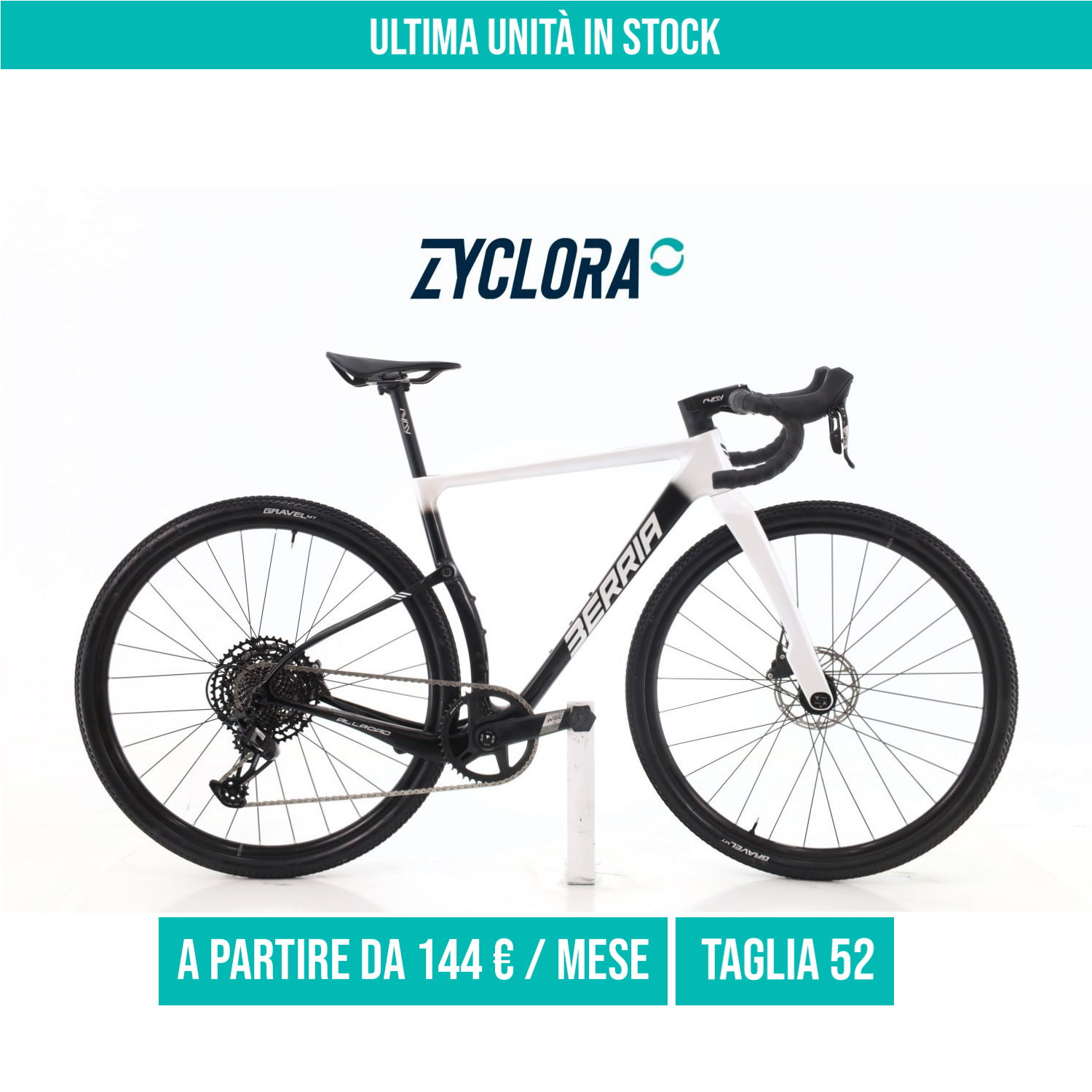 Berria All-Road Carbonio taglia 52 Semi-nuova