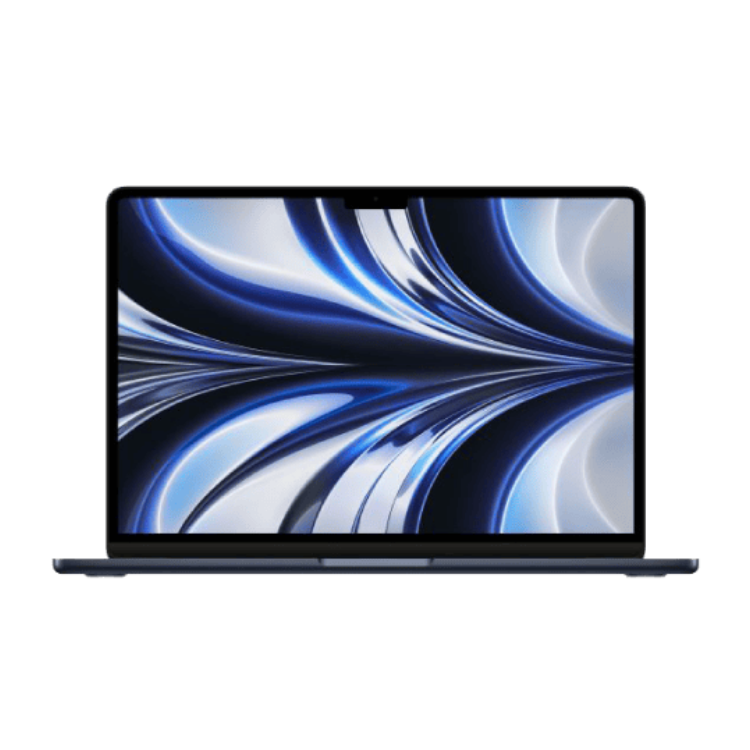 MacBook Air 13 M2 (2022) 256 GB Mezzanotte A 8 GB CPU 8-core - GPU 8 Core Ricondizionato