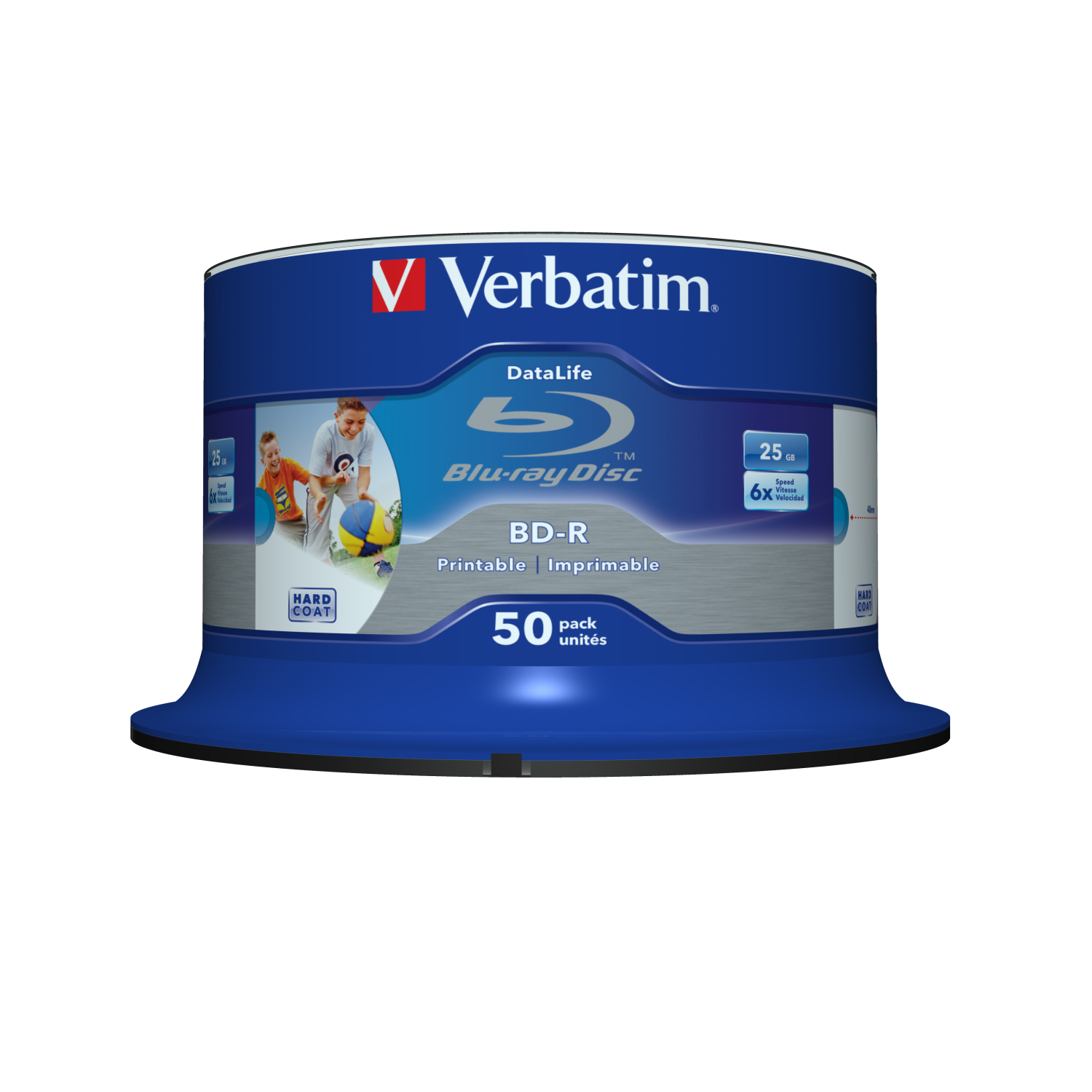 Verbatim, 43812, 25 GB, BD-R, Spindel