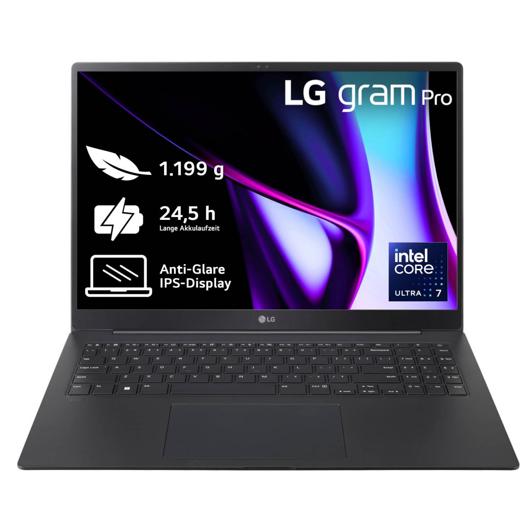 LG Gram Pro, 16z90sp-g.aa78g, Intel Core Ultra 7, 16 GB, 1 TB, Wind