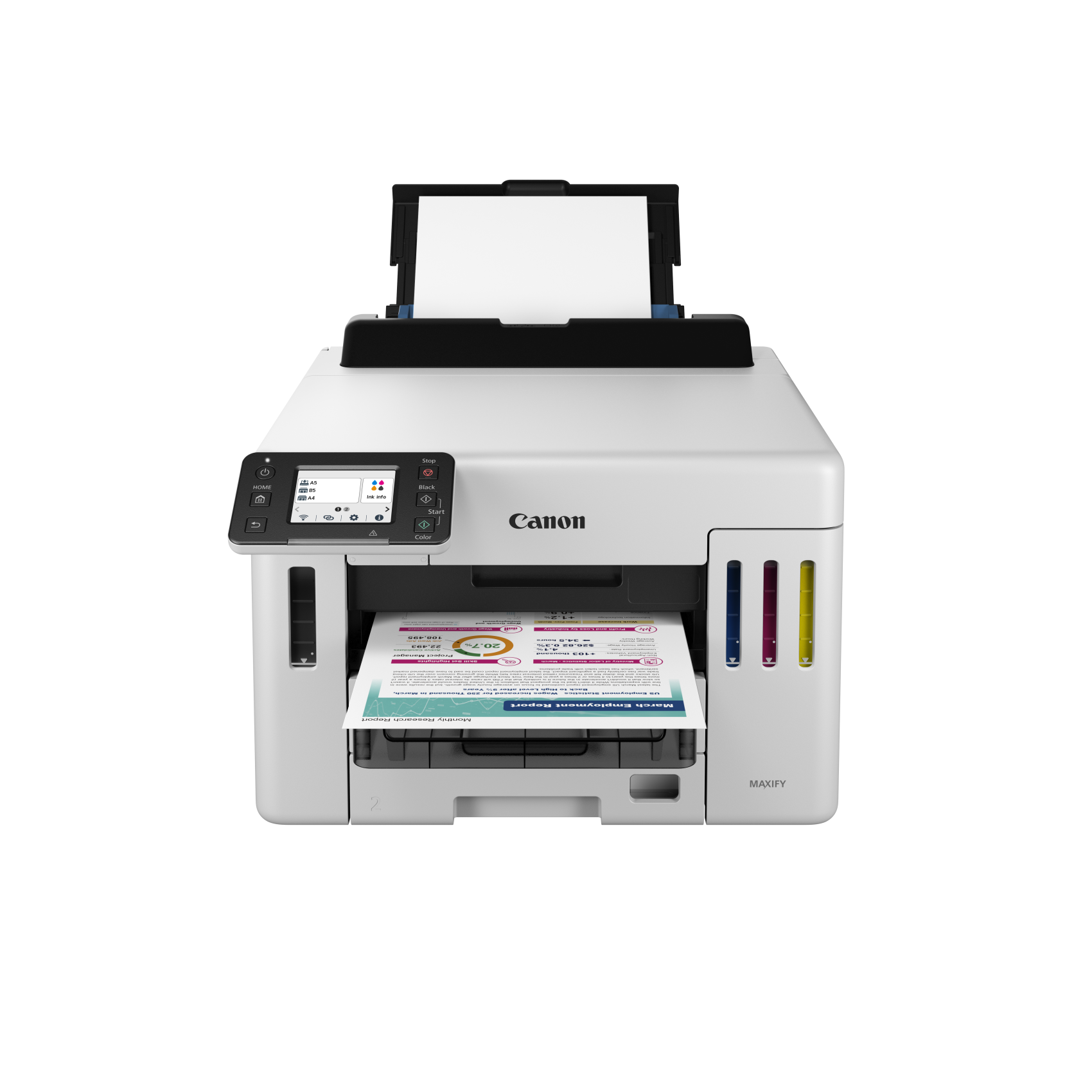 Canon MAXIFY GX5550, 6179c006, Farbe, 4, A4, 45000 Seiten pro Monat, Doppelseitiger Druck