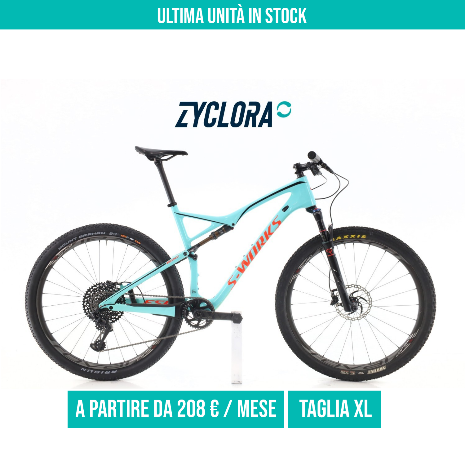 Specialized Epic S-Works FSR Carbonio XX1 taglia XL Semi-nuova