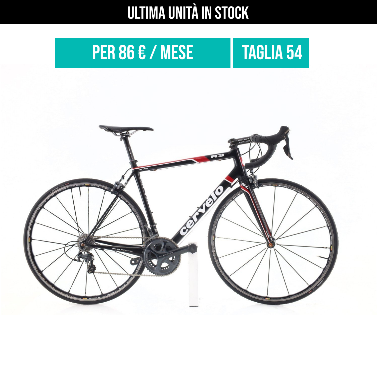 Cervelo R3 SL taglia 54 Semi-nuova