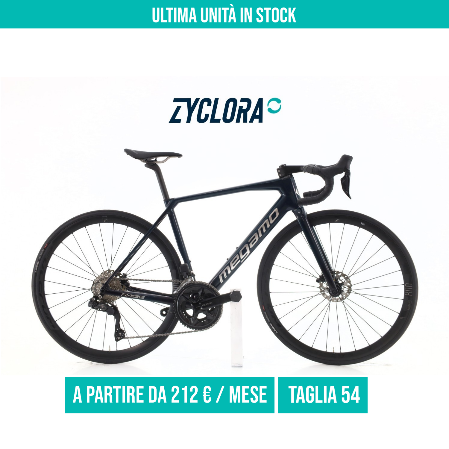 Megamo Raise Carbonio Di2 12V taglia 54 Semi-nuova