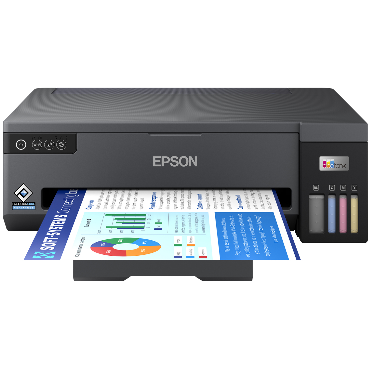 Epson EcoTank ET-14100, c11ck39401, Farbe, 4, 30 Seiten pro Minute, Schwarz