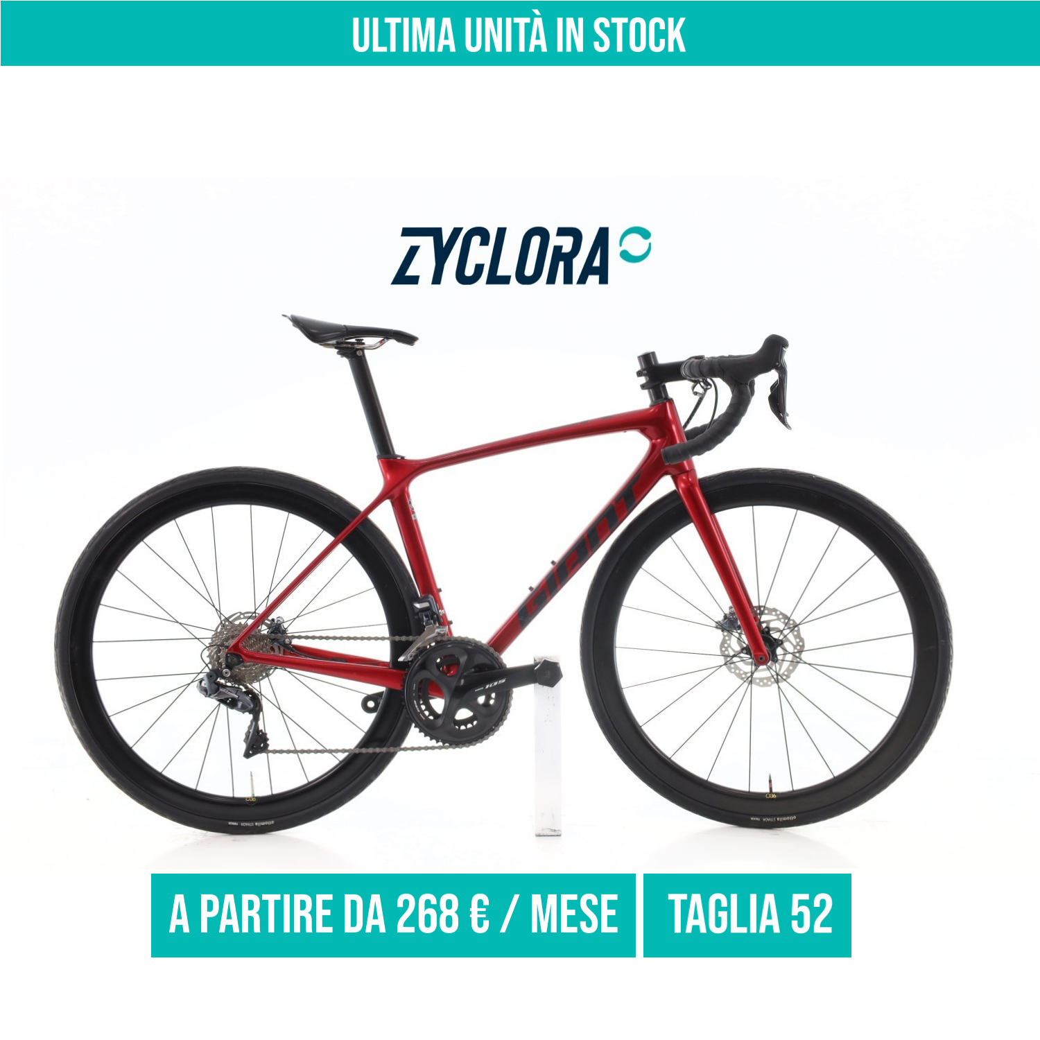 Giant TCR Advanced Pro 1 Carbonio Di2 11V taglia 52 Semi-nuova