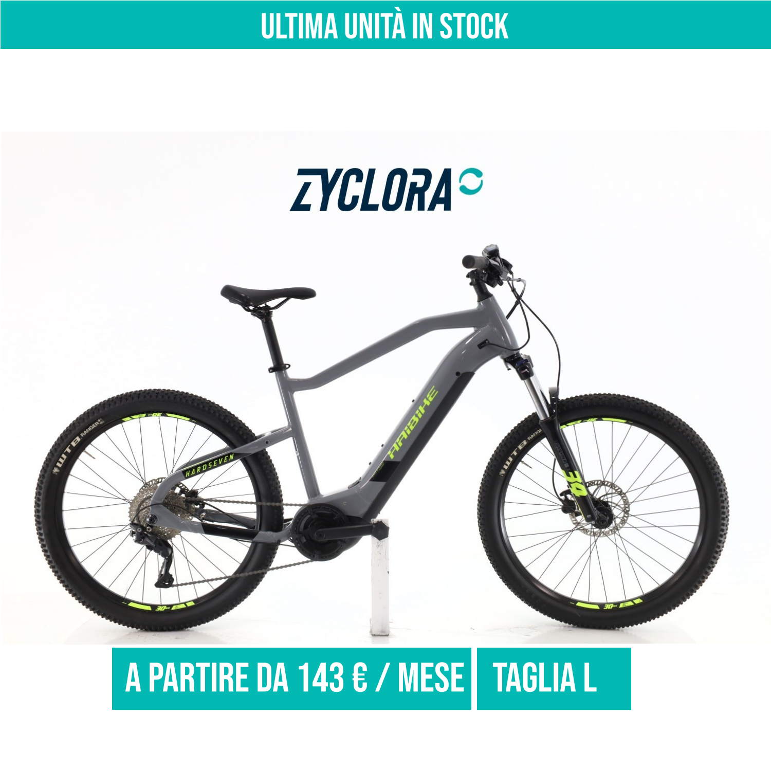 Haibike Hard Seven 6 taglia L Semi-nuova
