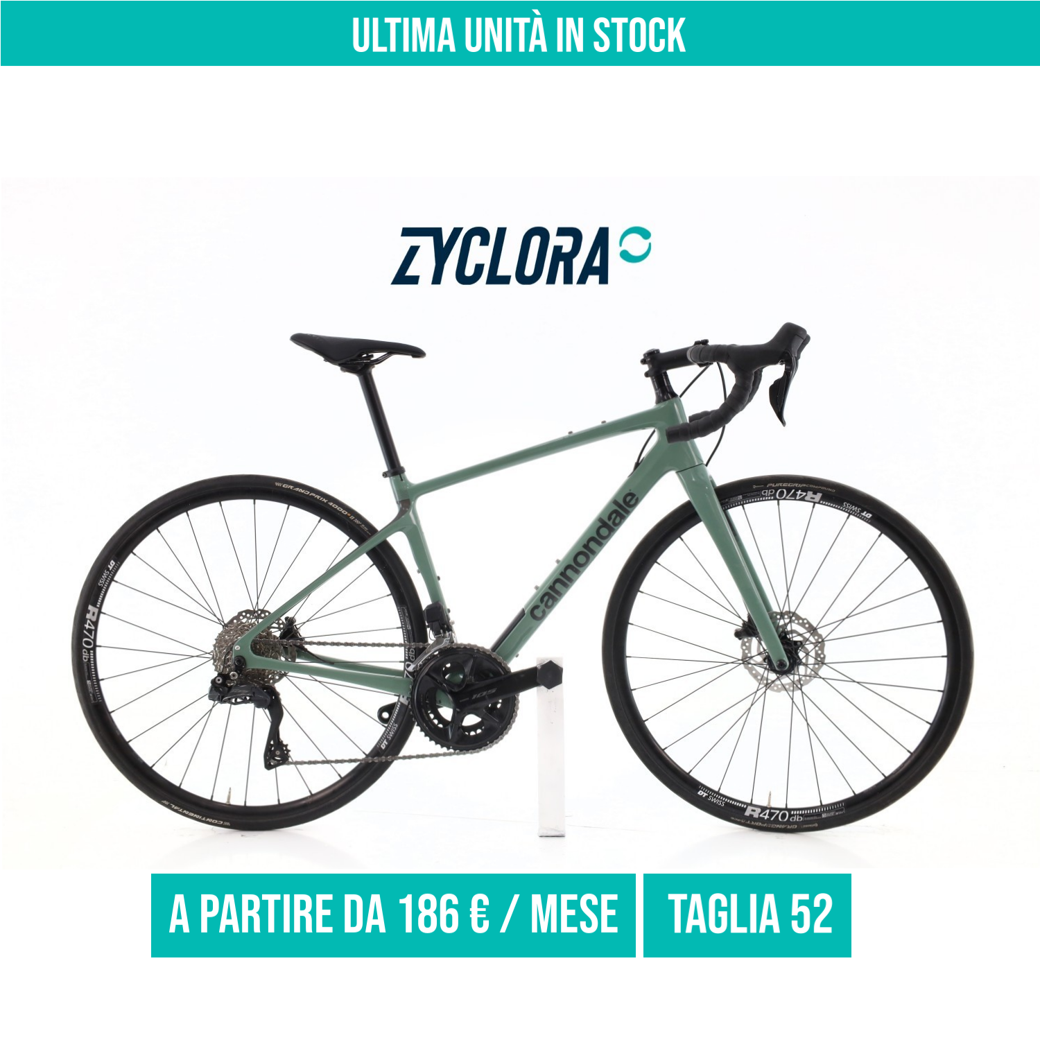 Cannondale Synapse Carbonio Di2 12V taglia 52 Semi-nuova