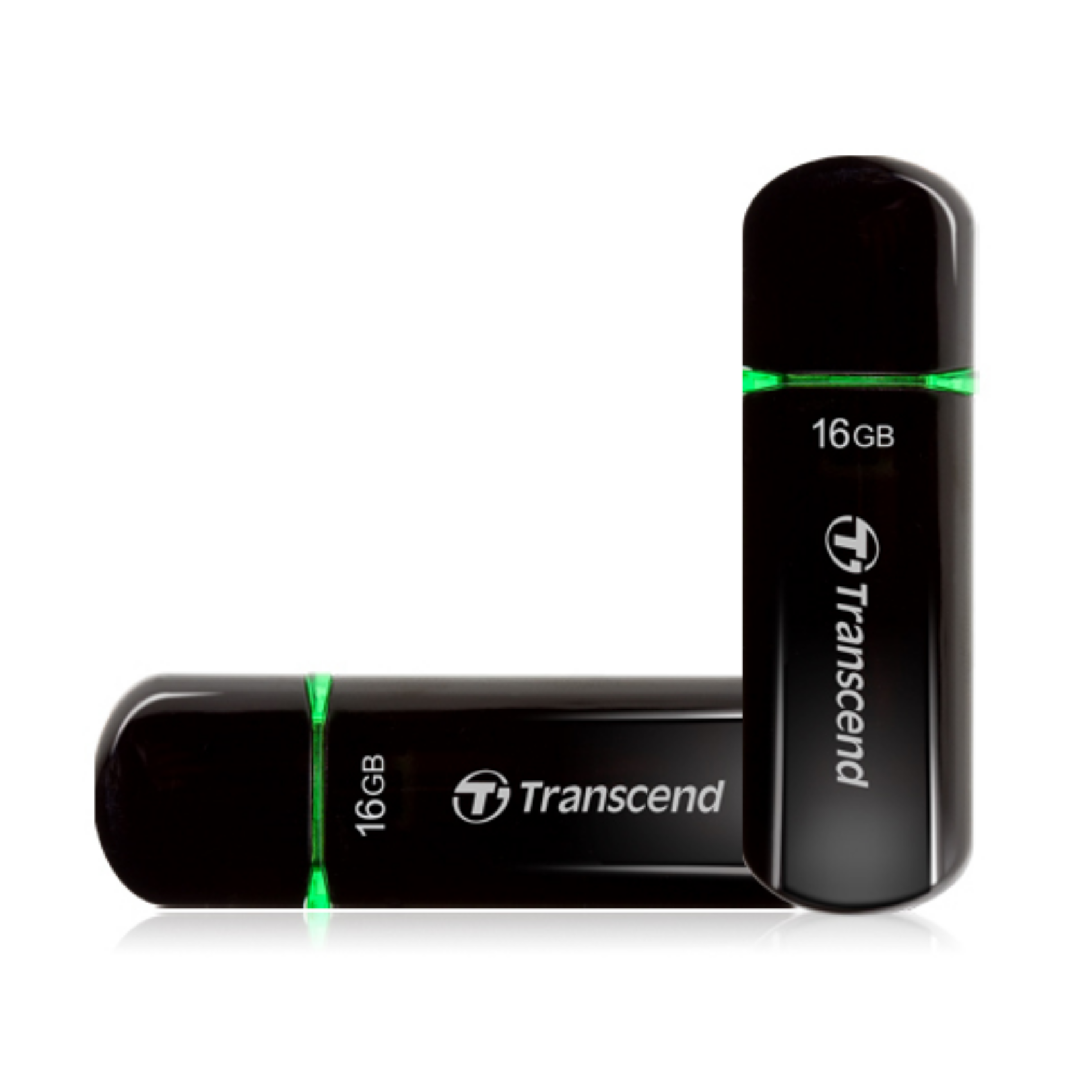 Transcend JetFlash 600, ts16gjf600, 16 GB, USB Typ-A, 2.0, Kappe, 10,3 g, Schwarz