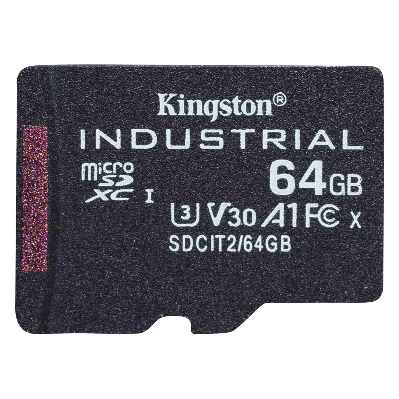 Kingston Industrial, sdcit2/64gbsp, 64 GB, Klasse 10, UHS-I, Class 3 U3, V30