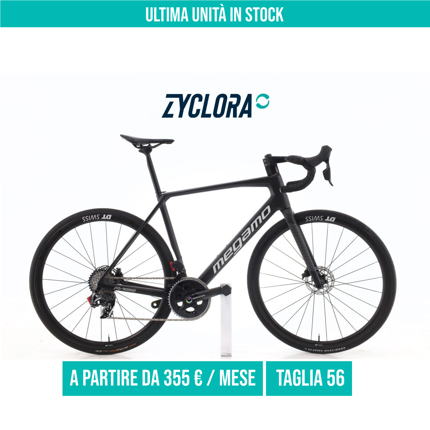 Megamo Raise Carbonio AXS 12V taglia 56 Semi-nuova